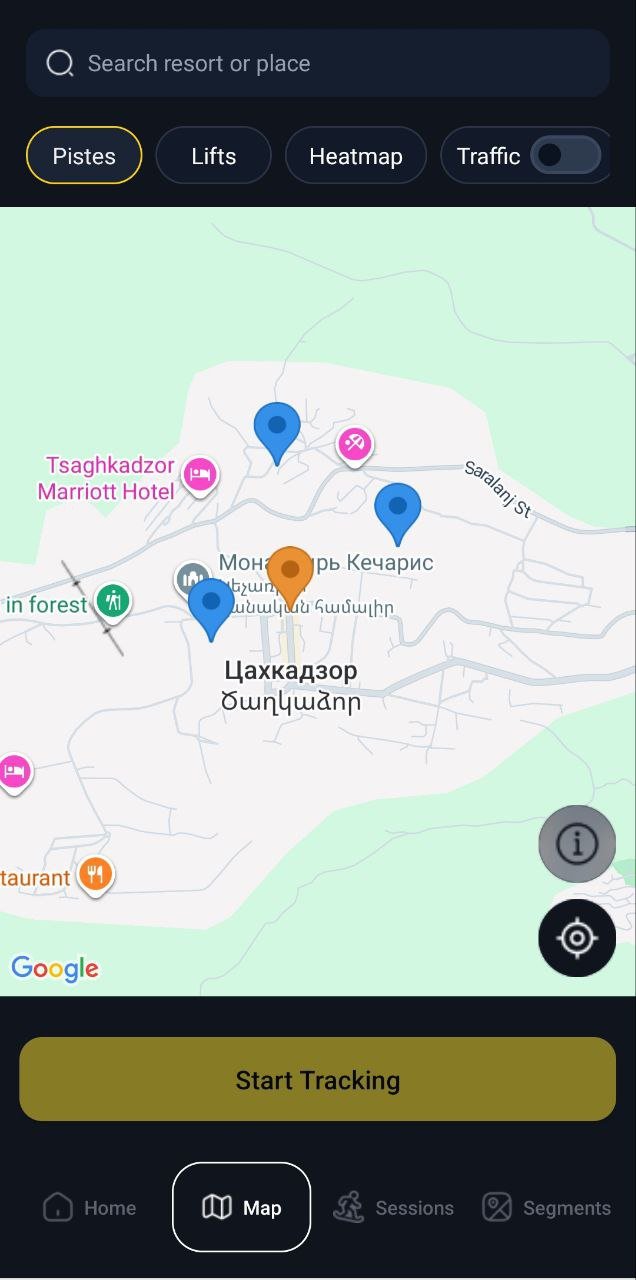 1x Riding Session home screen